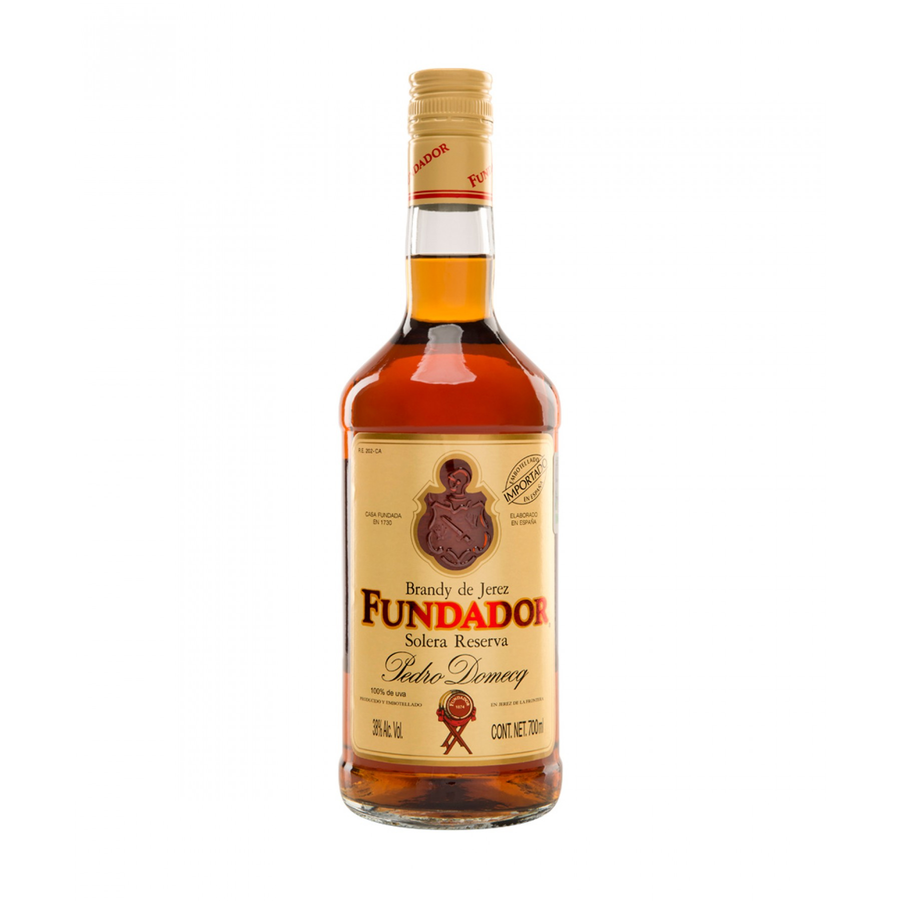 BRANDY FUNDADOR 700ML